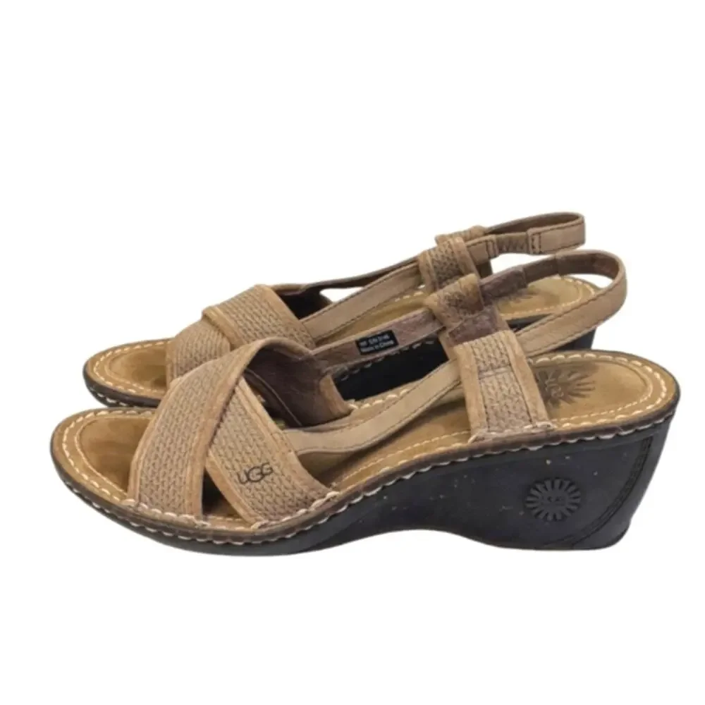 UGG Mayley Sandals Size 7  EUC $130  S3426